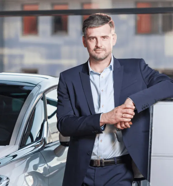 The DriveSure team on the forecourt